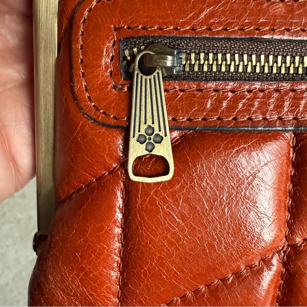 Patricia Nash Everly quilted leather wallet - Picture 6 of 9